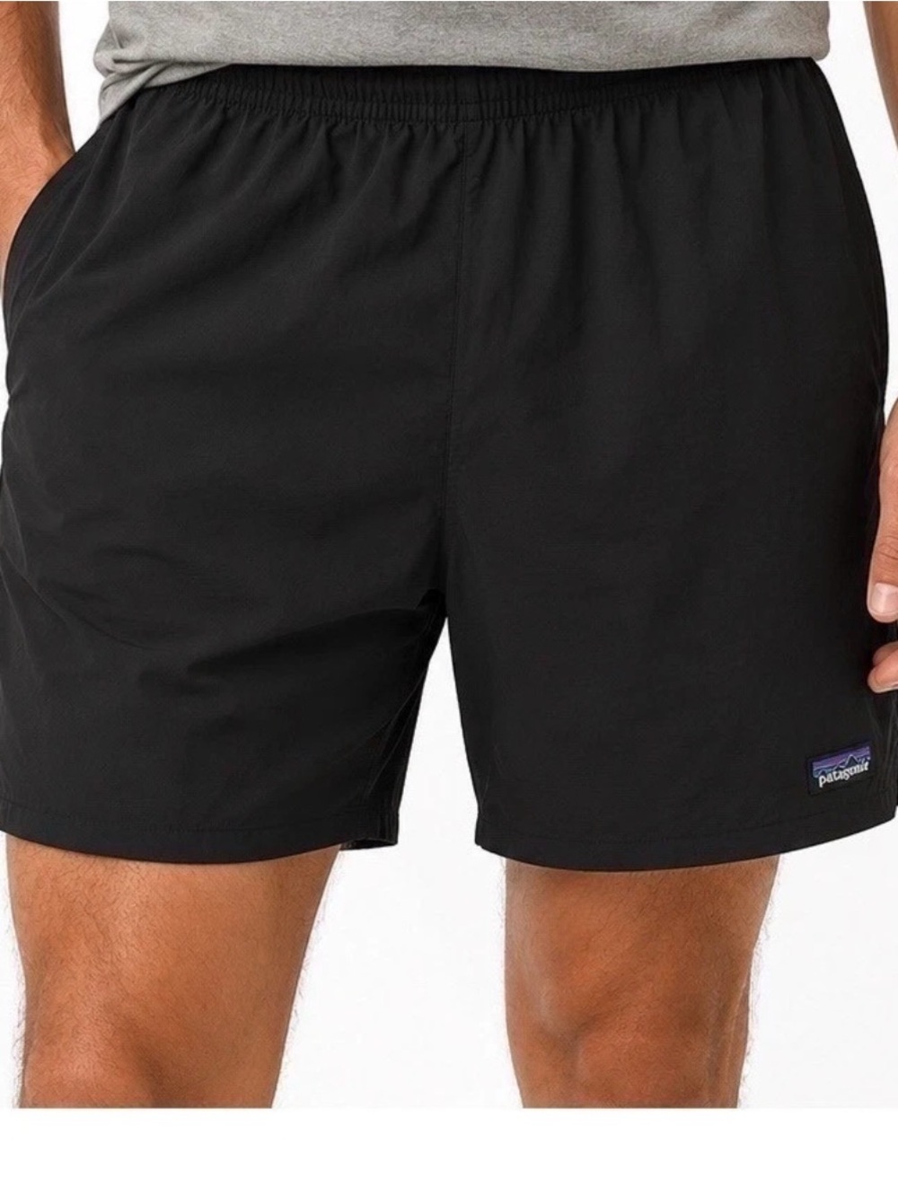 Patagonia Men's Black Athletic Swim Trunks